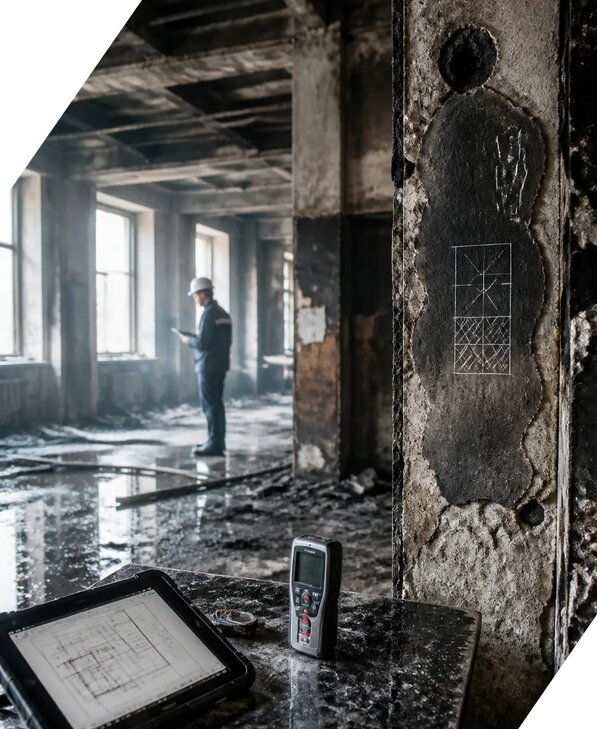 Обследование зданий после пожара в Каменске-Шахтинском от 15452 р. | ЭкспертизаРоссия